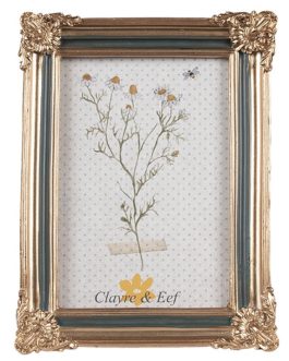 CLASSIC GREEN AND GOLD PHOTO FRAME