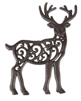 STAG SHAPE IRON TRIVET