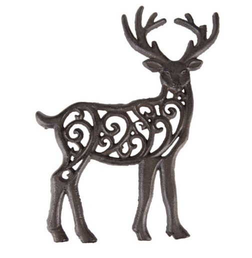 STAG SHAPE IRON TRIVET